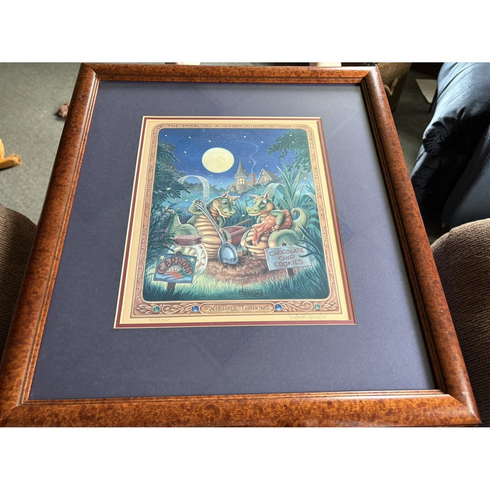 Randal Spangler Print Wishful Thinking 14x16" COA 638/950